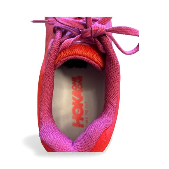 Hoka One One Clifton 6 Women’s 8.5 Poppy Red Running Shoes | Cushioned Trainer - Picture 8 of 9